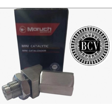 MINI CATALIZADOR SENSOR OXIGENO UNIVERSAL 75° GRADOS