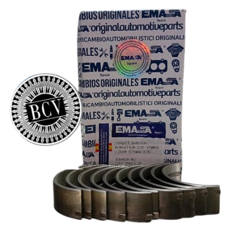 CONCHA BANCADA RENAULT K7M CLIO/ SYMBOL/ LOGAN C/TRABAS 0.25