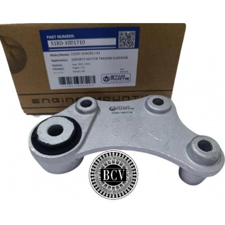 BASE MOTOR TRASERA SUPERIOR CHERY X1 1.3L 2012 - 2015
