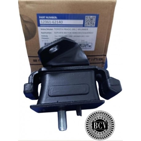 BASE DE MOTOR DER/ IZQ TOYOTA MERU RUNNER PRADO 3.4 5VZ SINC