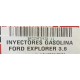 INYECTOR FORD EXPLORER 3.5 2012 2013 2014 2015 2016 2017