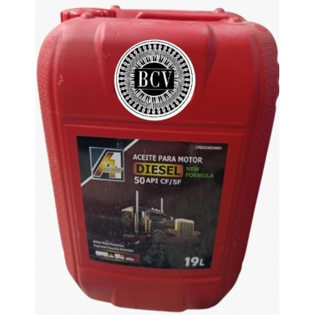 PAILA ACEITE DIESEL SAE 50 API CF/SF 19L