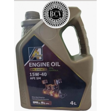 ACEITE PARA MOTOR SEMISINTETICO A1FILTERS 15W40 4 LITROS