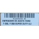 ENFRIADOR DE ACEITE FORD F-250, F-350 SUPER DUTY 6.2
