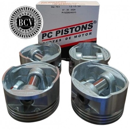 PISTON CHEVROLET AVEO 1.6 / NUBIRA C/MUECA Y ANILLO