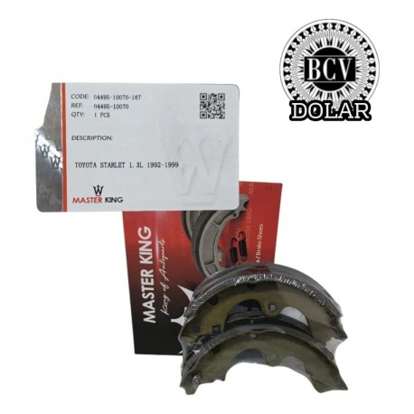 BANDAS DE FRENO TOYOTA STARLET 1.3 92-99