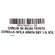 CABLE BUJIAS TOYOTA COROLLA AVILA ARAYA SKY 1.6 4CIL
