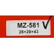 COPA CAJA MAZDA 3 1.6 28X29X43