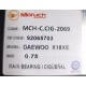 CONCHA BANCADA 0.75 OPTRA LIMITED TAPA NEGRA TACUMA MONZA