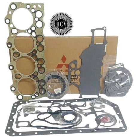 KIT EMPACADURA MITSUBISHI CANTER 649/659 FUSO MOTOR 4D34T