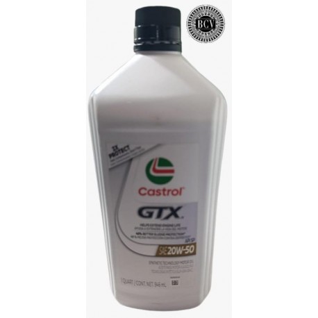 ACEITE MINERAL GTX CASTROL 20W50
