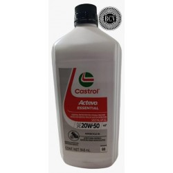 ACEITE 4T 20W50 MINERAL CASTROL ACTEVO ESSENTIAL 1QT/946ML