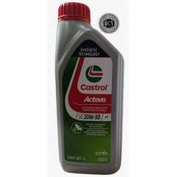 ACEITE SEMISINTÉTICO 4T CASTROL ACTEVO 20W50 1 LITRO