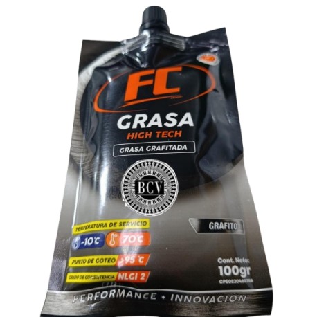 GRASA GRAFITADA NEGRO PARA TRIPOIDE 100G (SET 2 UNIDADES)