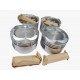 KIT PISTONES CHEVROLET AVEO 1.6 4CIL TODOS 0.50 CON MUESCA